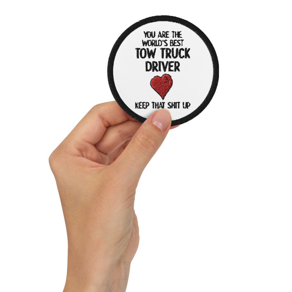 Tow Truck Driver Embroidered patches - view 2
