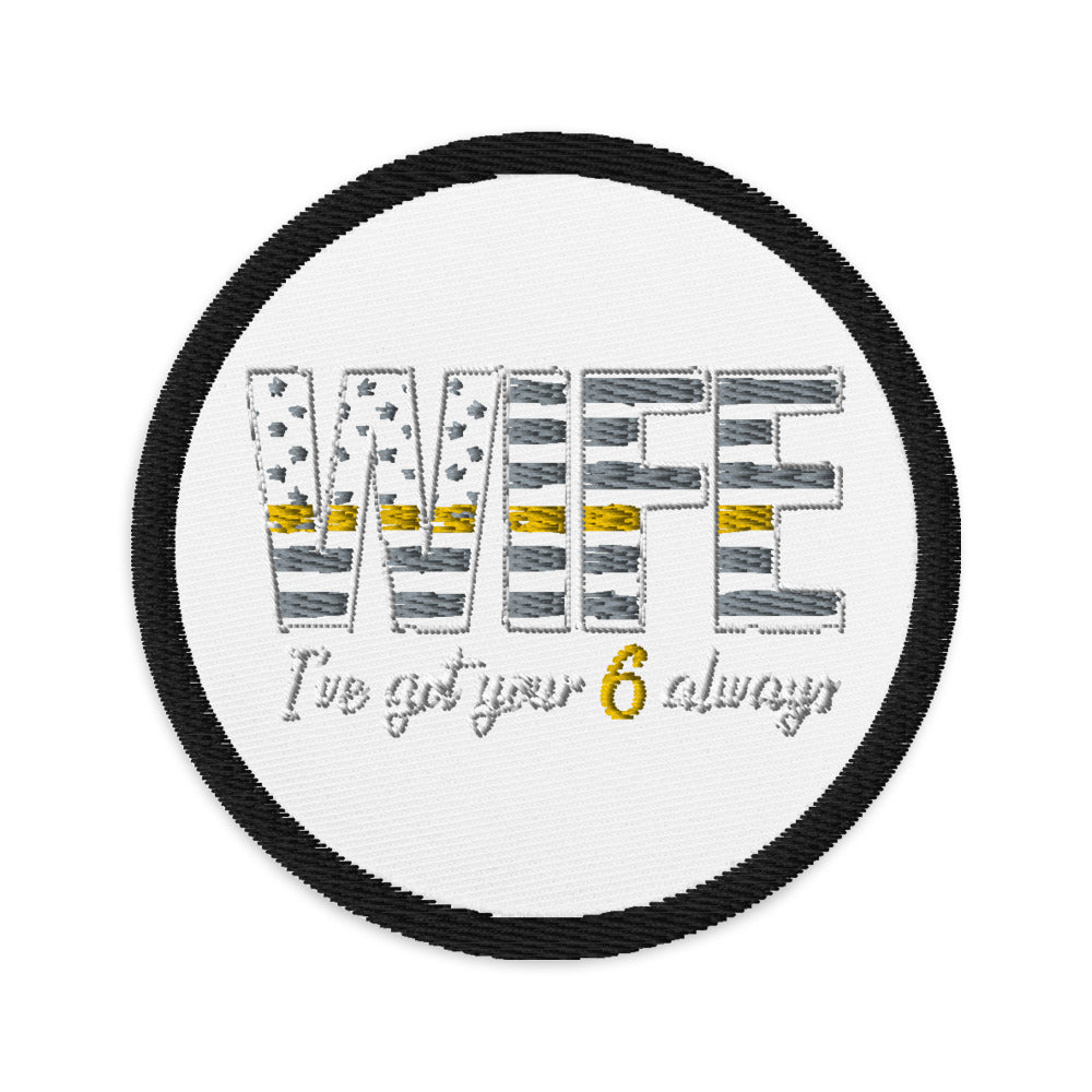Wife I've Got Your 6 Embroidered patches - view 7