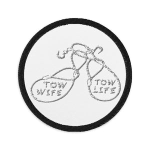 Tow Wife Tow Life Embroidered patches