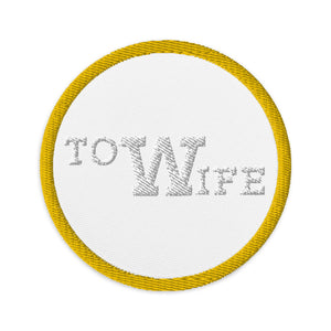 Tow Wife Embroidered patches