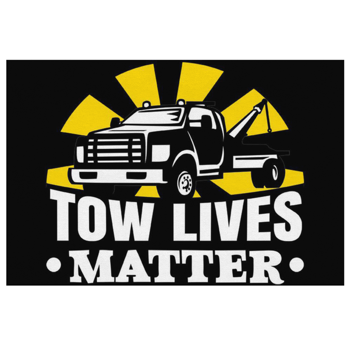 Towlivesmatter Canvas - view 2