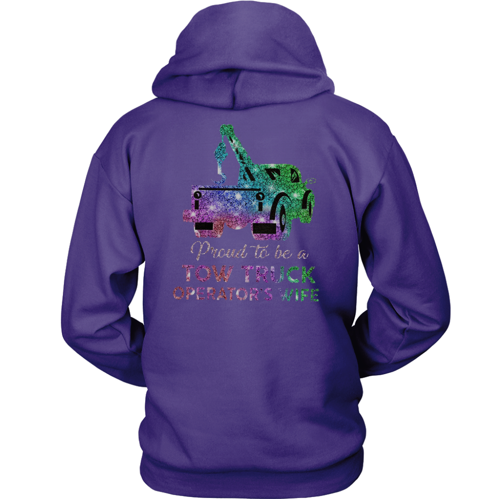 Proud To Be A Tow Truck Operator's Wife Shirt - view 12