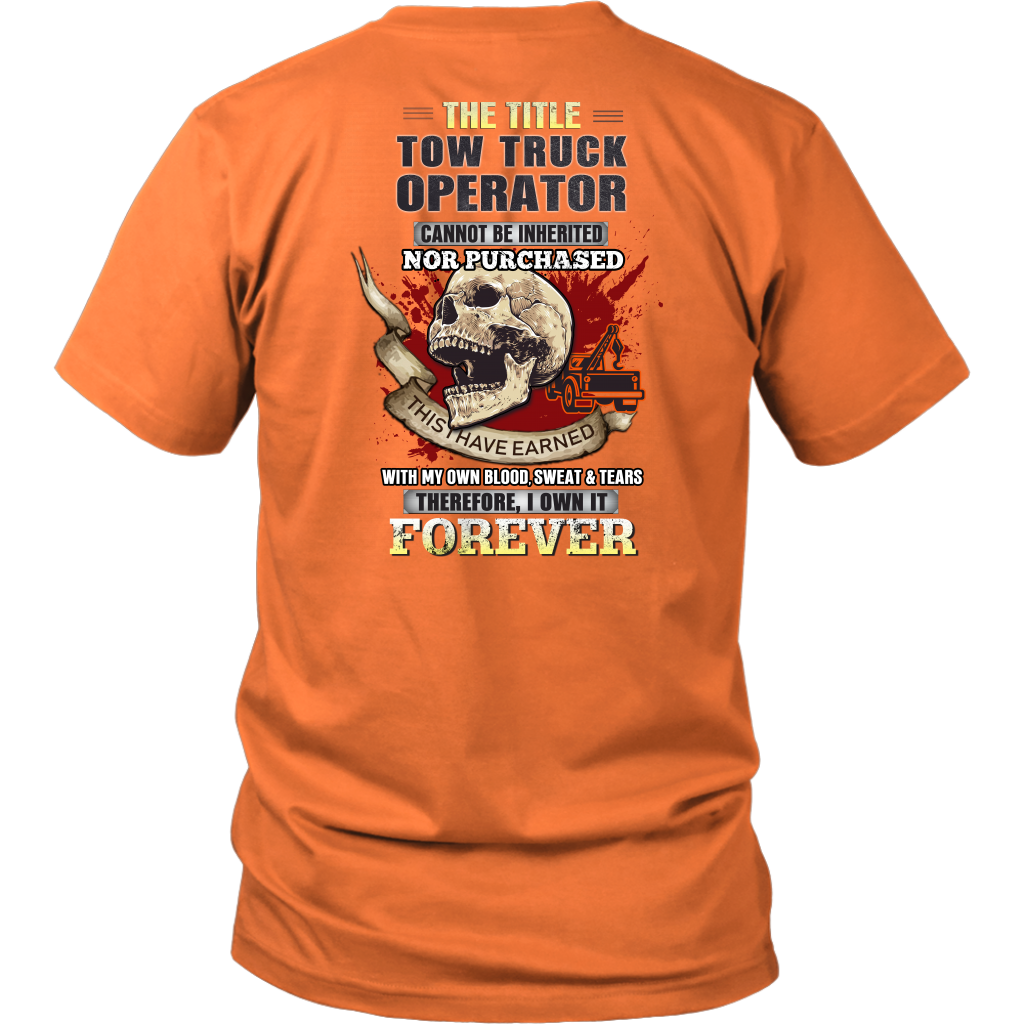 Proud Tow Truck Operator Hoodie - view 2