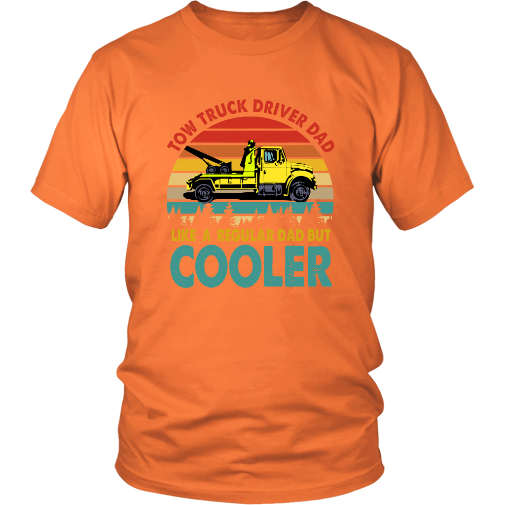 Tow Truck Driver Dad Like A Regular Dad But Cooler Shirt - view 4