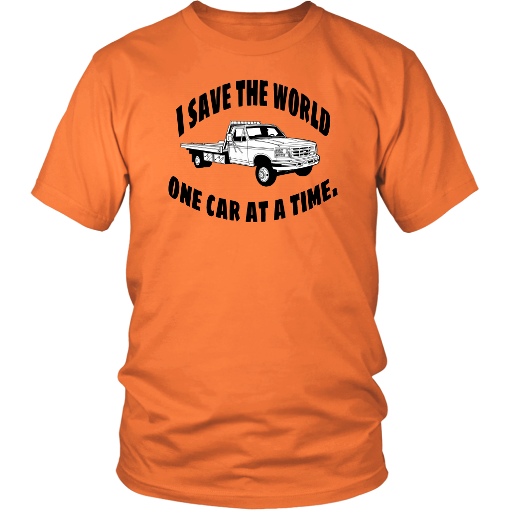 I save the world one car at a time shirt