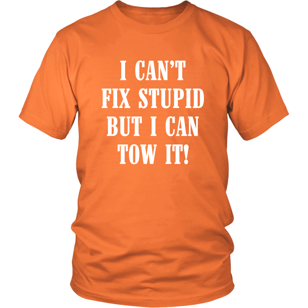 I Can't Fix Stupid But I Can Tow It Hoodie - view 6