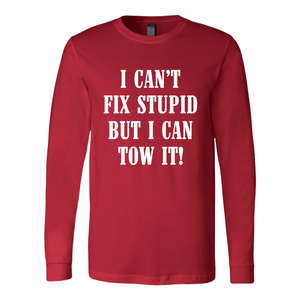 I Can't Fix Stupid But I Can Tow It Hoodie - view 10