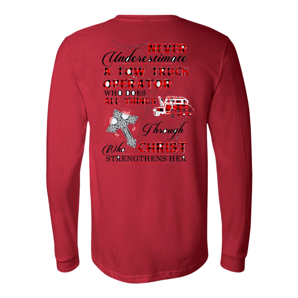 Never Undrestimate A Tow Truck Operator Shirt - view 7