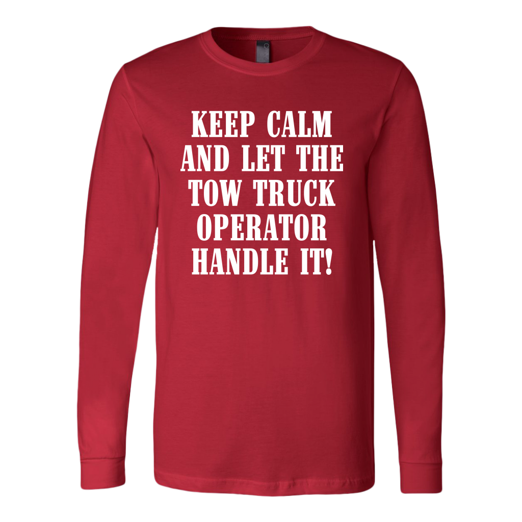 Keep Calm And Let The Tow Truck Operator Handle It Hoodie - view 9