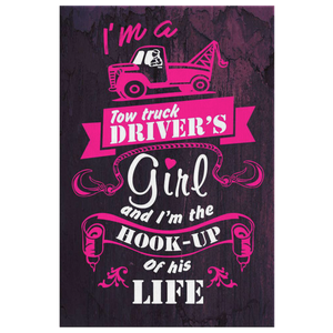 Tow Truck Driver's Girl Canvas