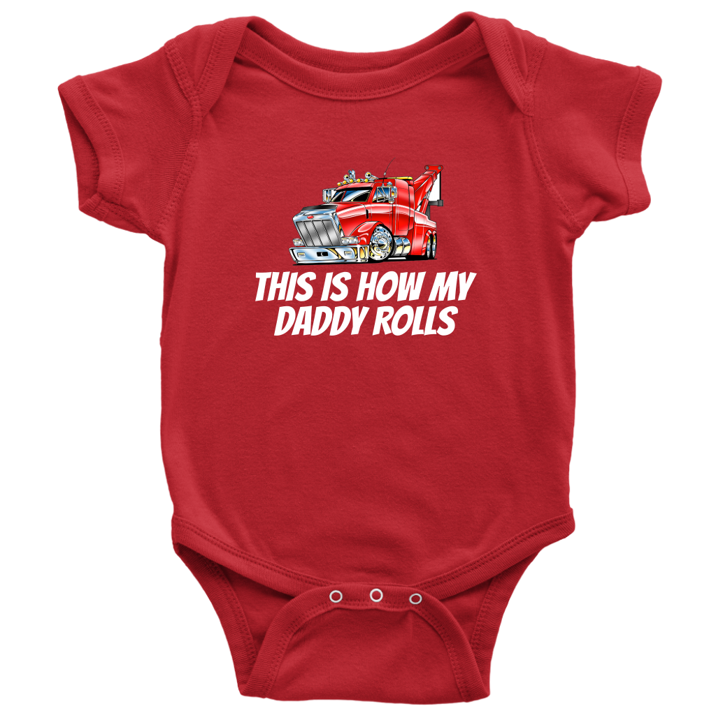 This Is How My Daddy Rolls Baby Shirt - view 7