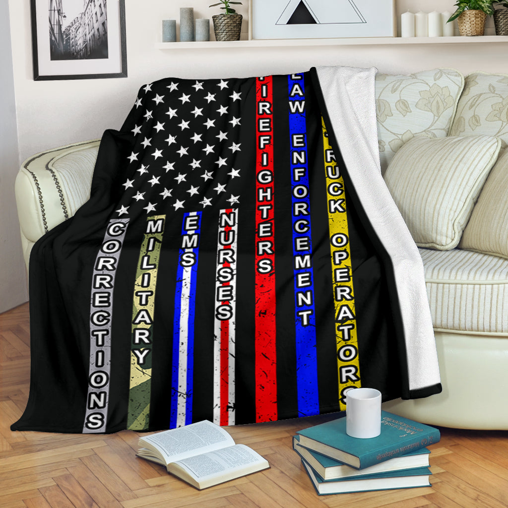 No One Fights Alone Premium Blanket