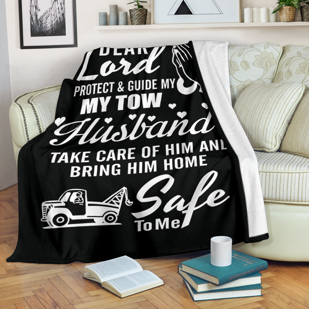 Proud Tow Truck Operator's Prayer Blanket - Towlivesmatter