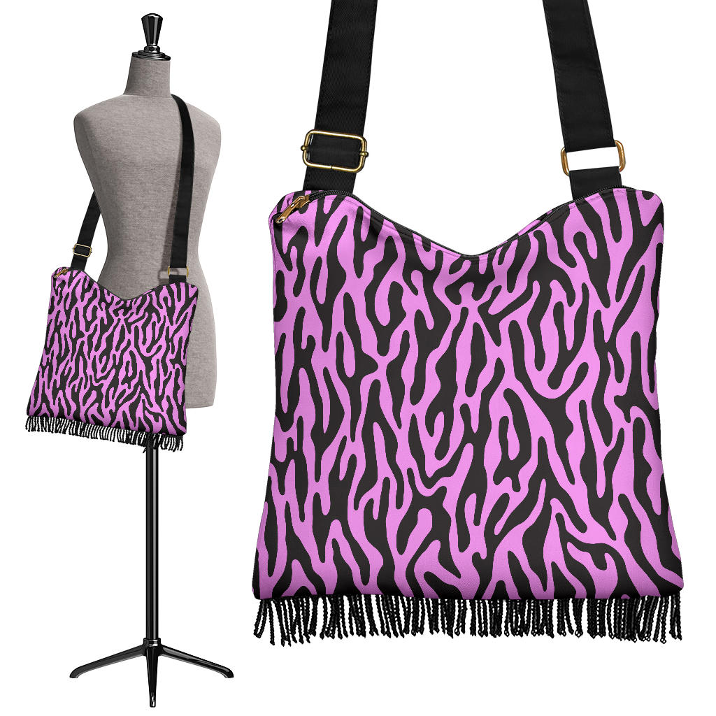 Pink Haze Crossbody Boho Handbag