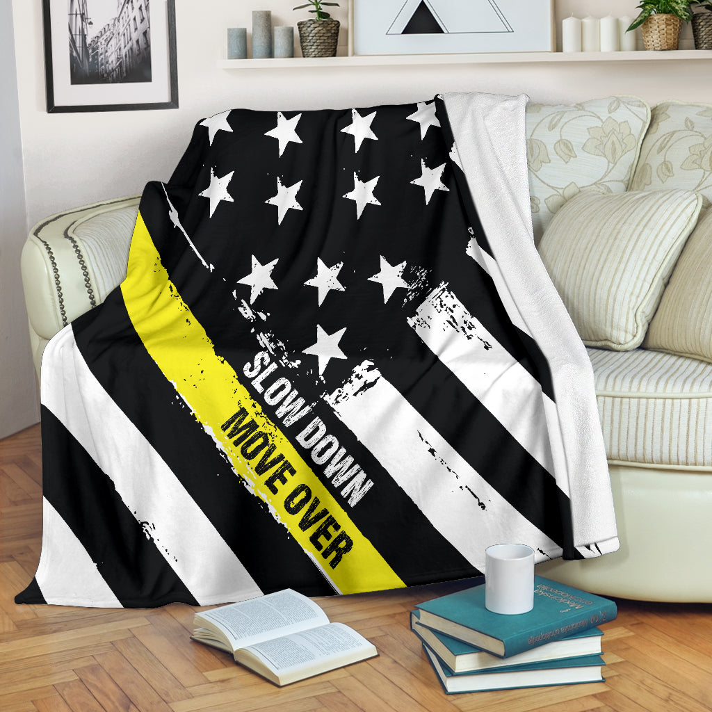 Slow Down Move Over Blanket