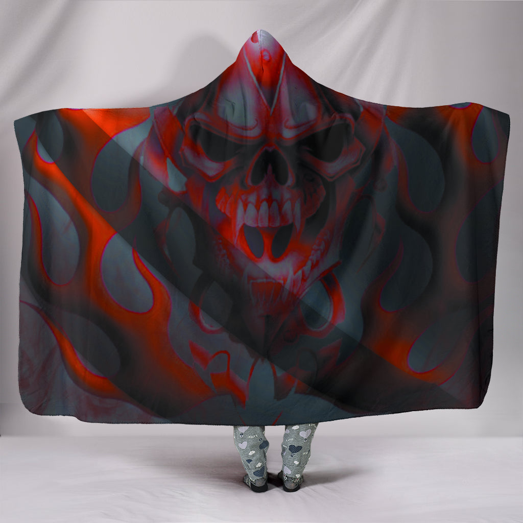 Skull hooded blanket hot sale