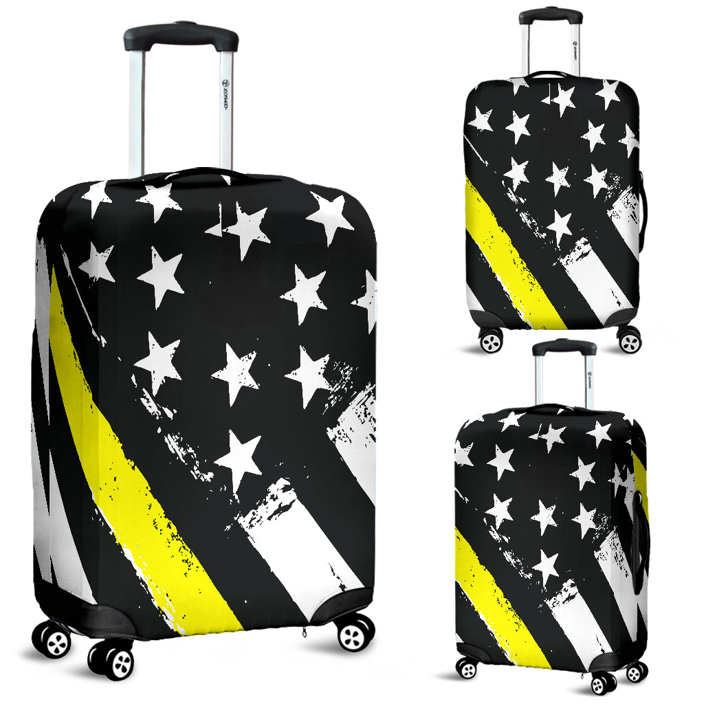 Thin Yellow Line Luggage