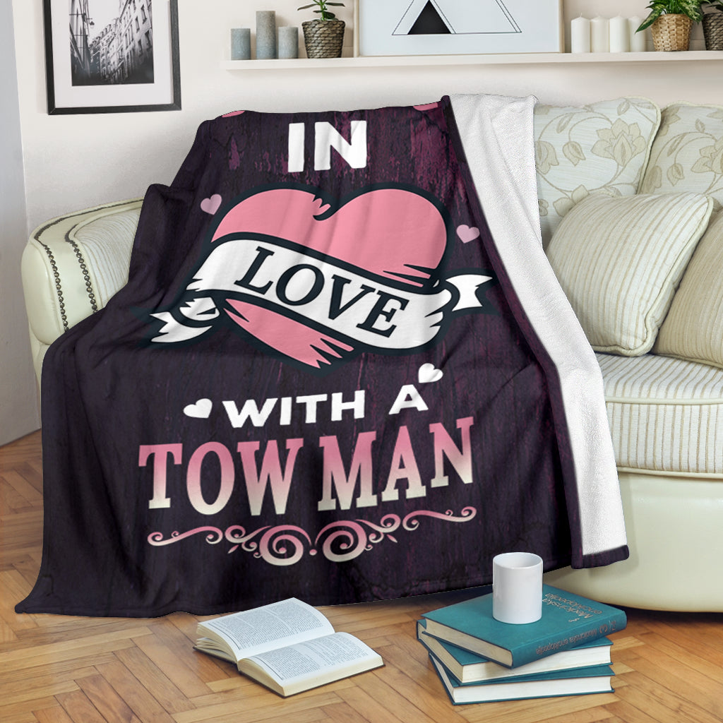 In Love With A Tow Man Blanket