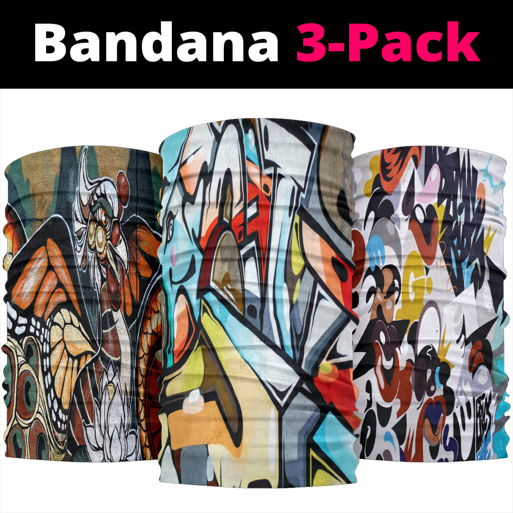 Street Art Set - Bandana 3 Pack