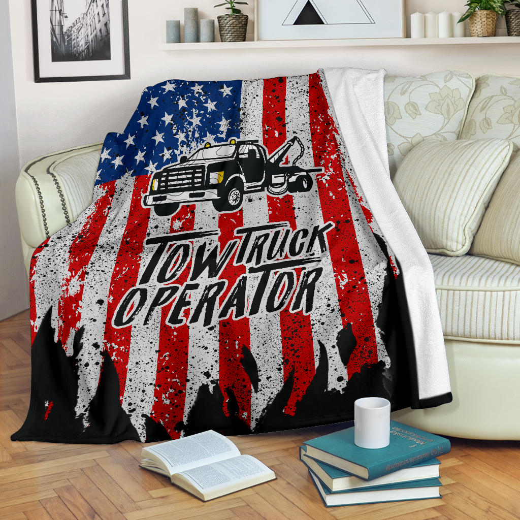 Proud Tow Truck Operator Blanket