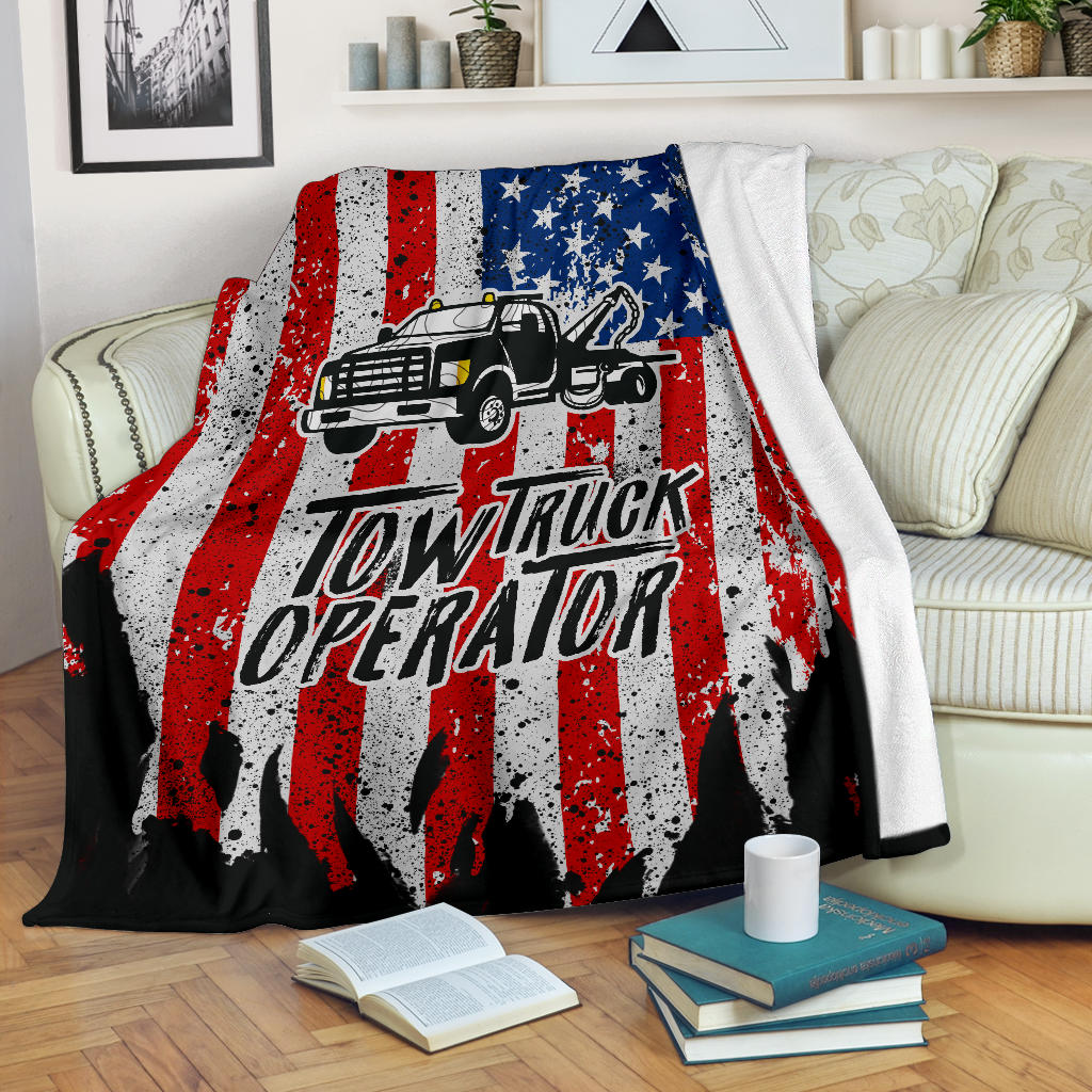 Proud Tow Truck Operator Blanket