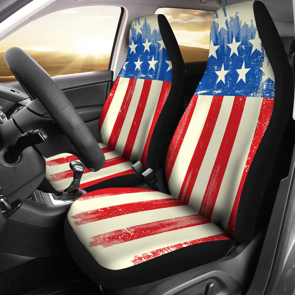 American Flag Car Seat Covers