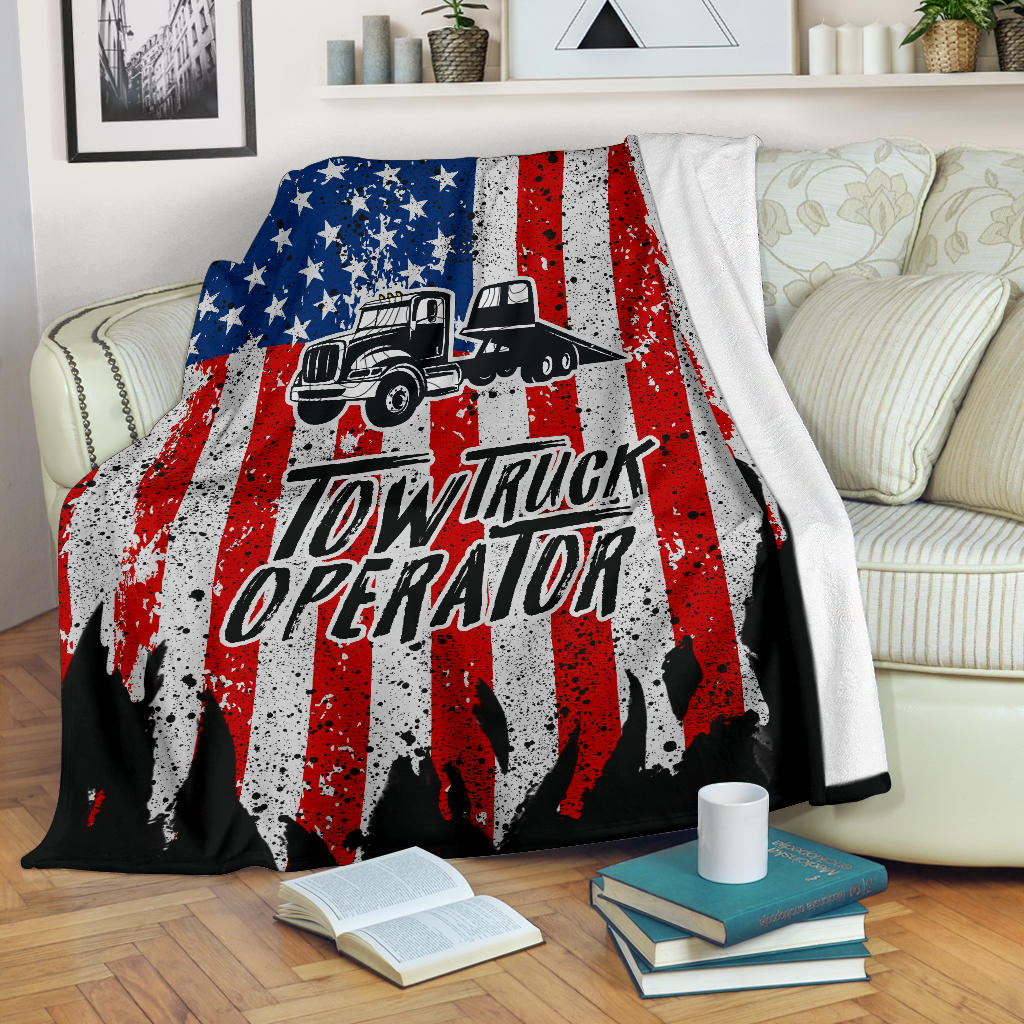 Tow Truck Operator Blanket - Rollback Version