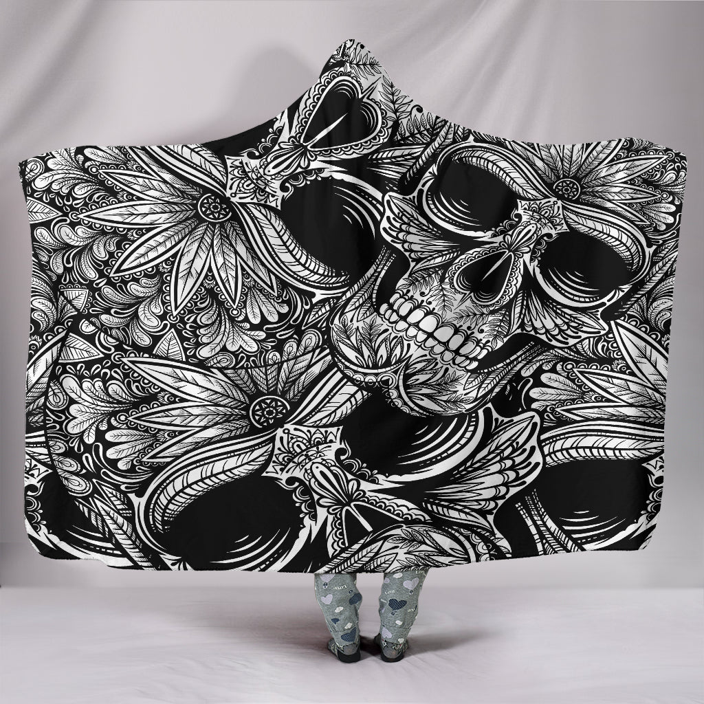 Skull Hoodie Blanket