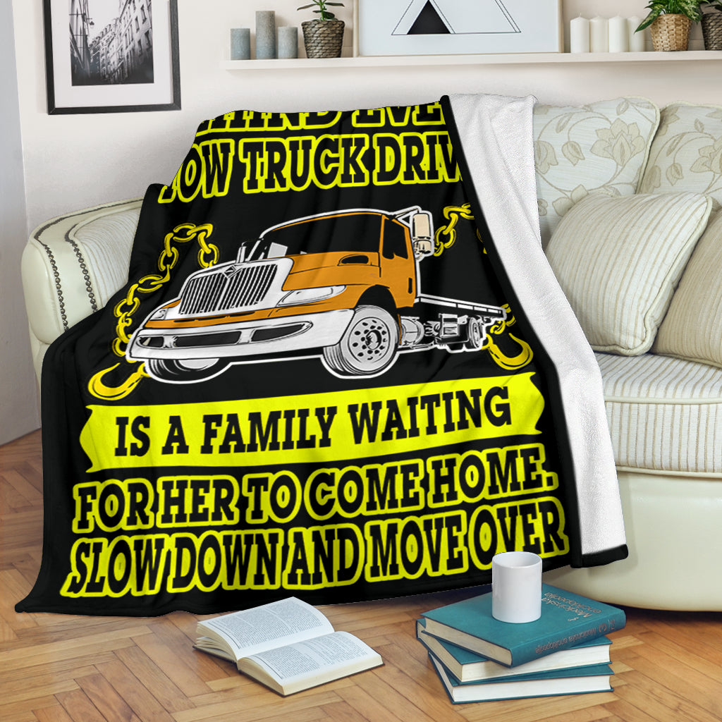 Slow Down Move Over Blanket