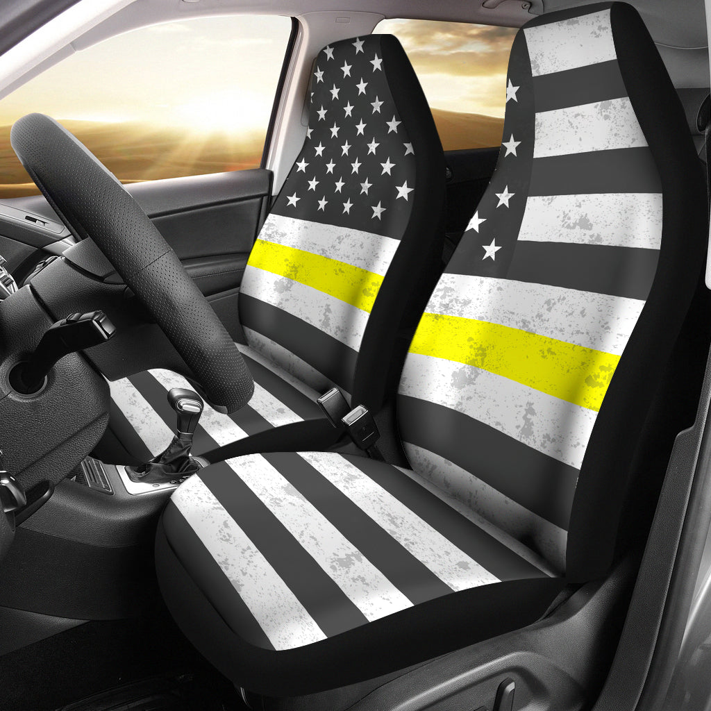 Thin Yellow Line Cover Seat