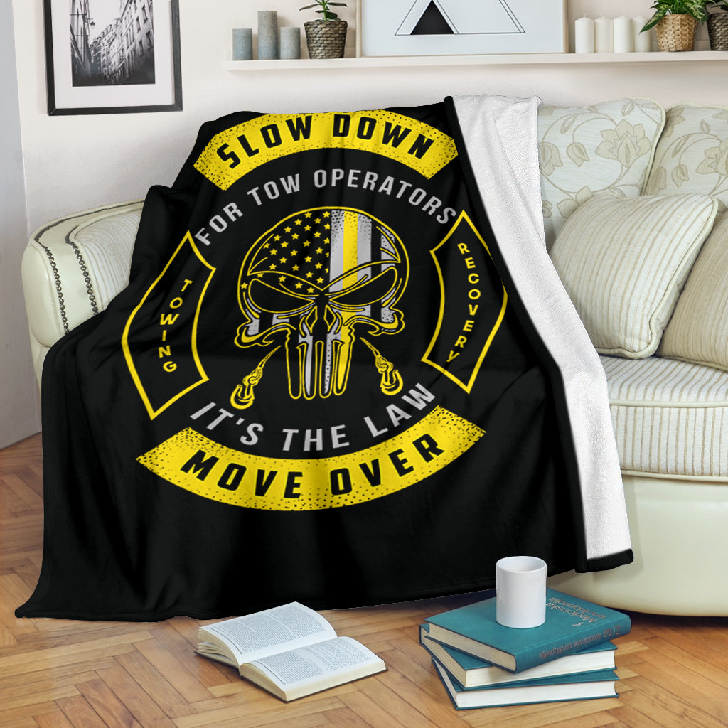 Slow Down Move Over Blanket