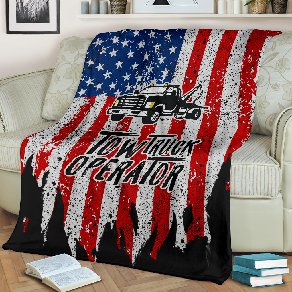 Proud Tow Truck Operator Blanket - view 2