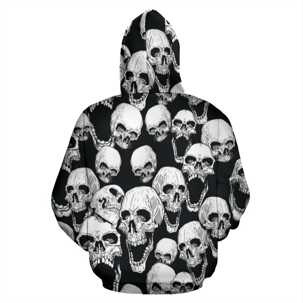 Screaming Skulls MenHoodie - view 2