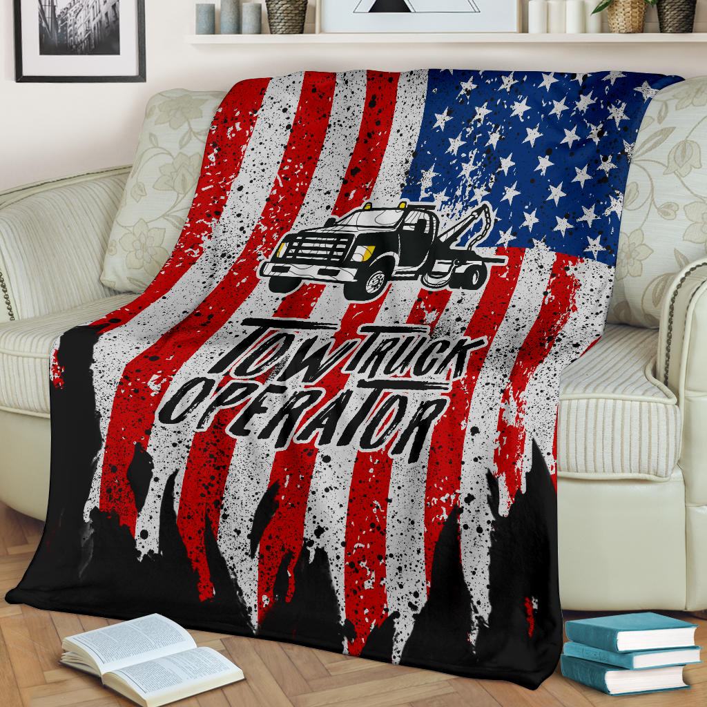 Proud Tow Truck Operator Blanket - view 2