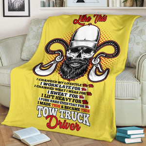Proud Tow Truck Driver Blanket