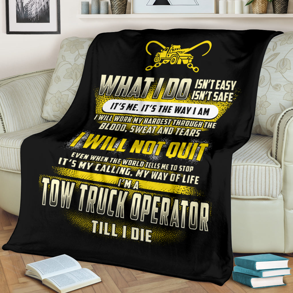Proud Tow Truck Operator Blanket - view 2