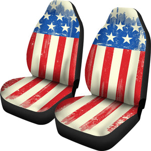 American Flag  Car Seat Covers