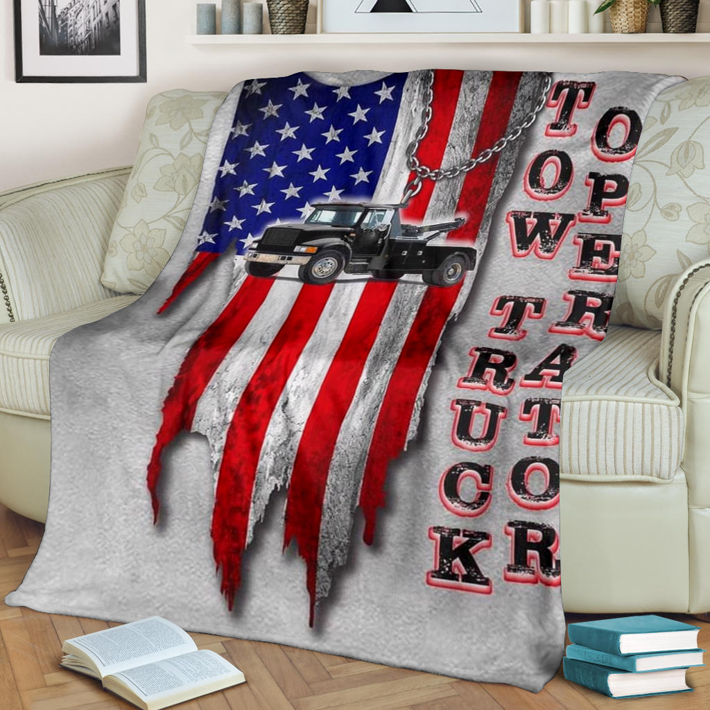 Proud Tow Truck Operator Blanket - view 2