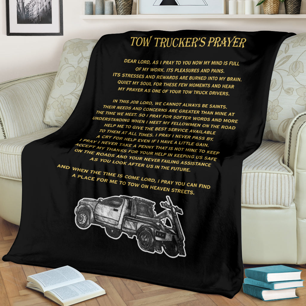 Tow Trucker's Prayer Blanket - view 2