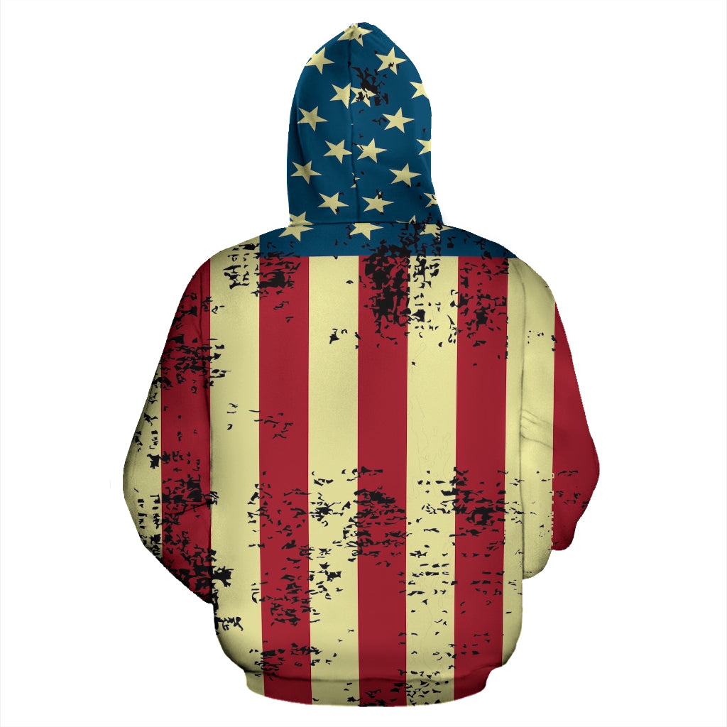 NP American Flag Zip Hoodie - view 2