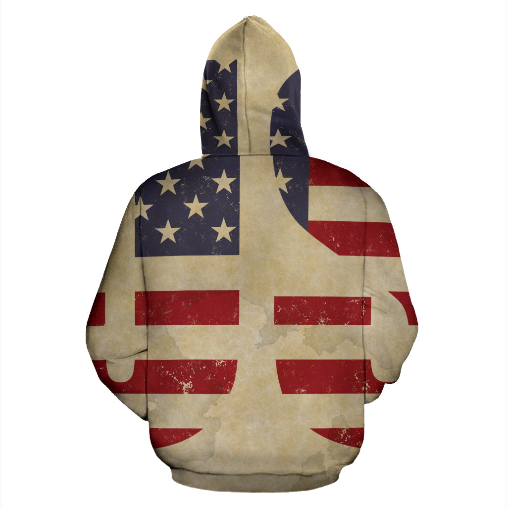 USA Men's Hoodie - view 2