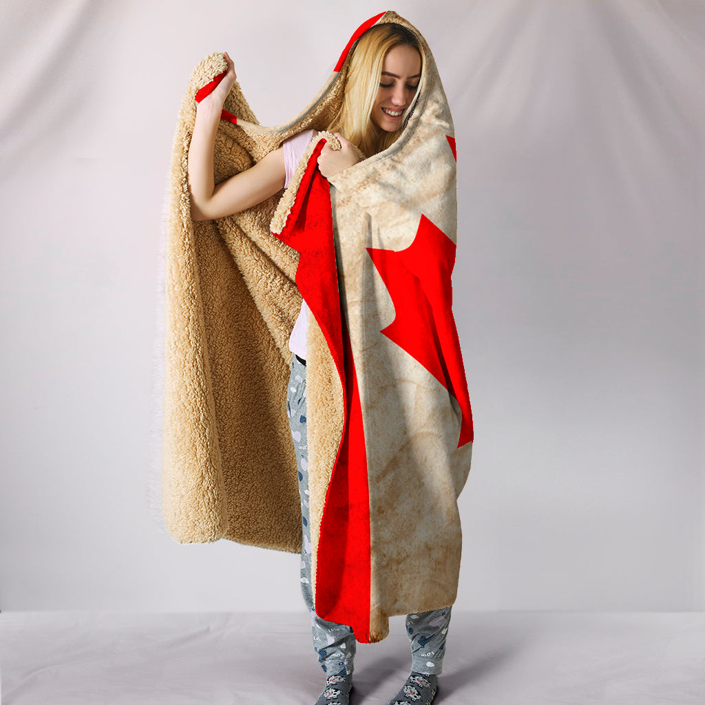 Custom Hoodie Blanket - Canadian Flag - view 3