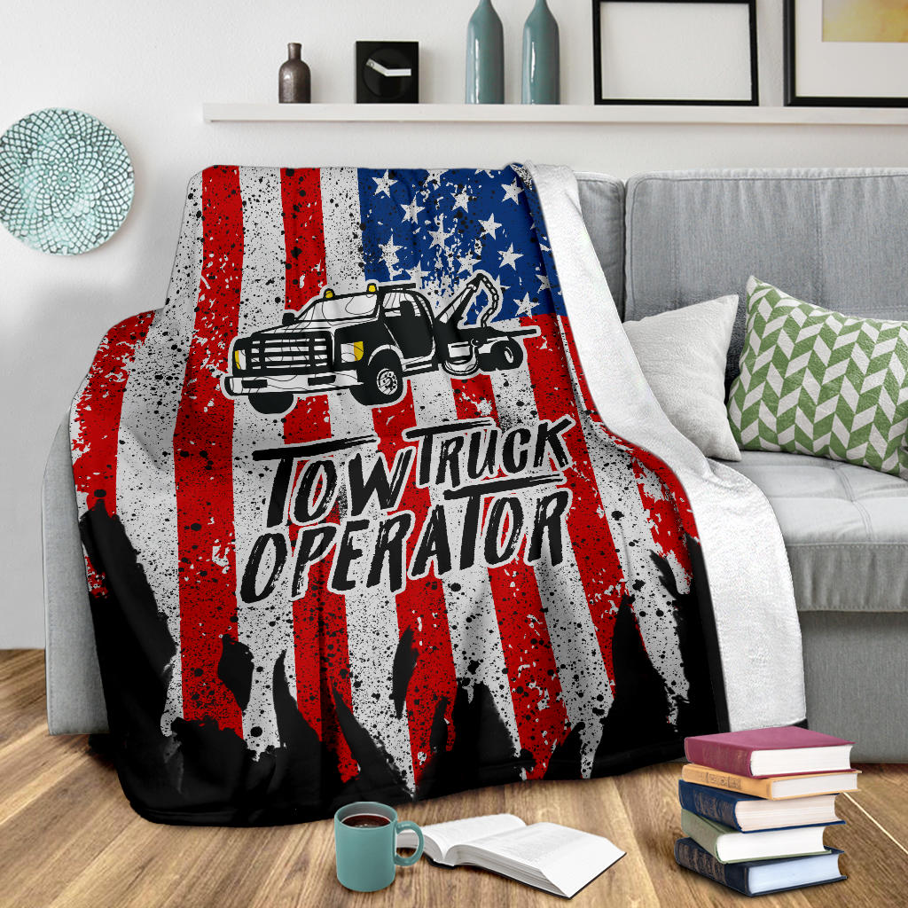 Proud Tow Truck Operator Blanket - view 3