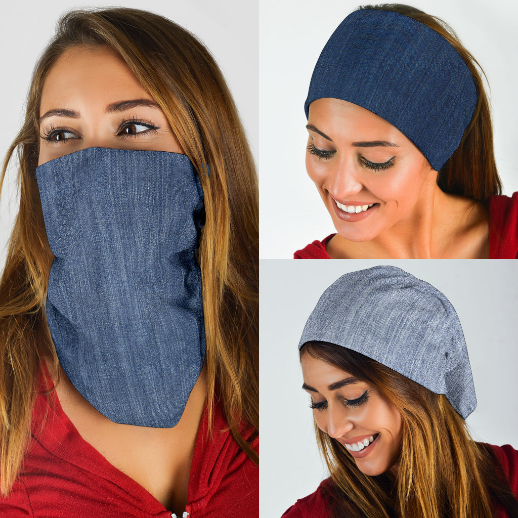 Shades of Denim (Light, Mid, Dark) - Bandana 3 Pack - view 3