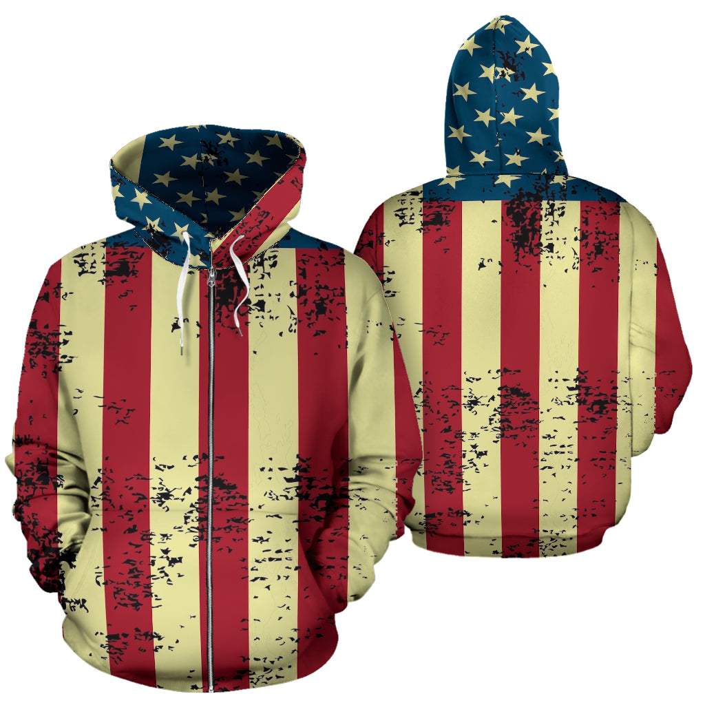 American Flag Zip Hoodie - view 3