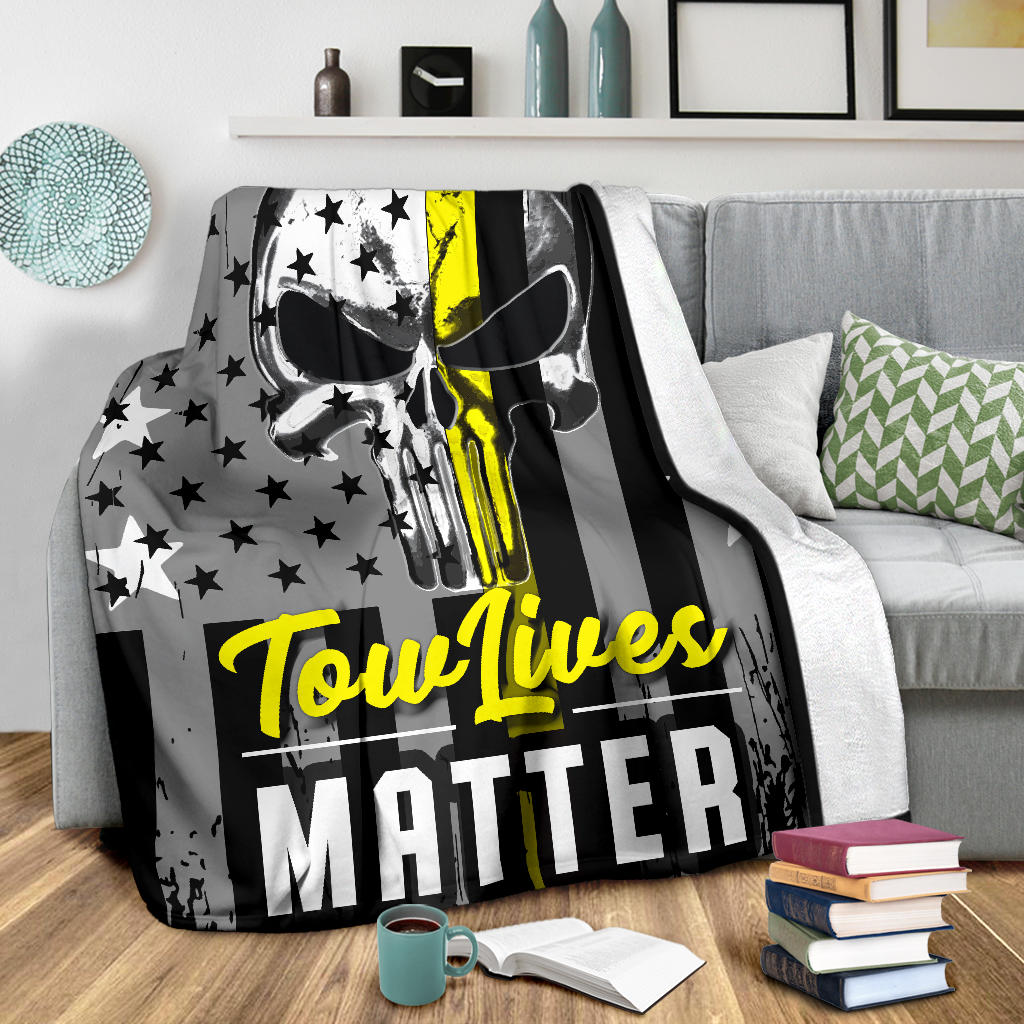 #Towlivesmatter Blanket - view 3