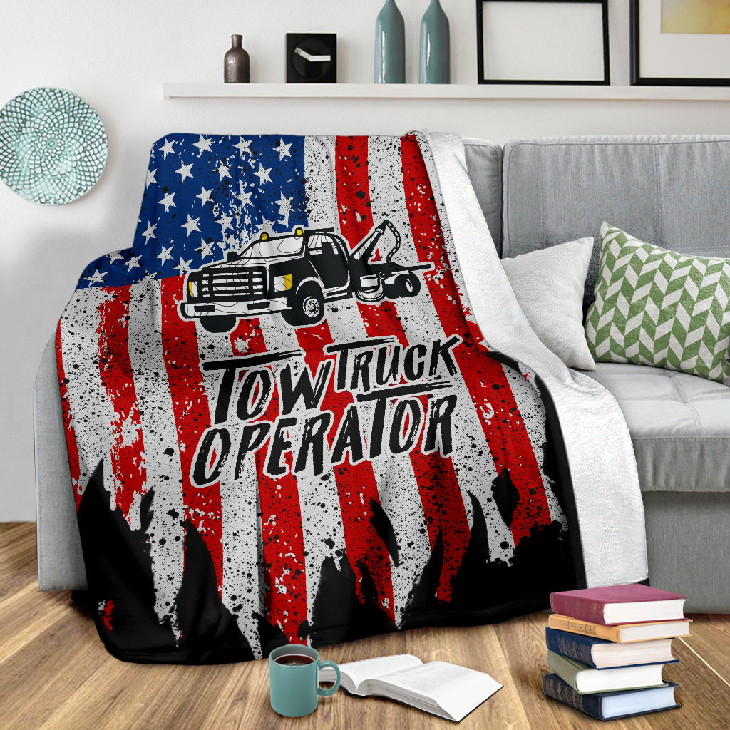 Proud Tow Truck Operator Blanket - view 3