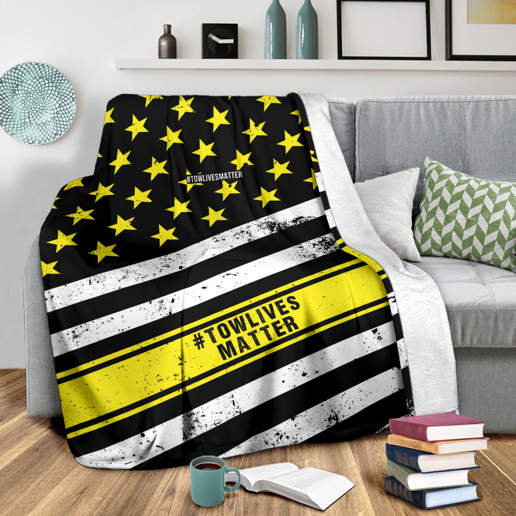 #Towlivesmatter Blanket - view 3