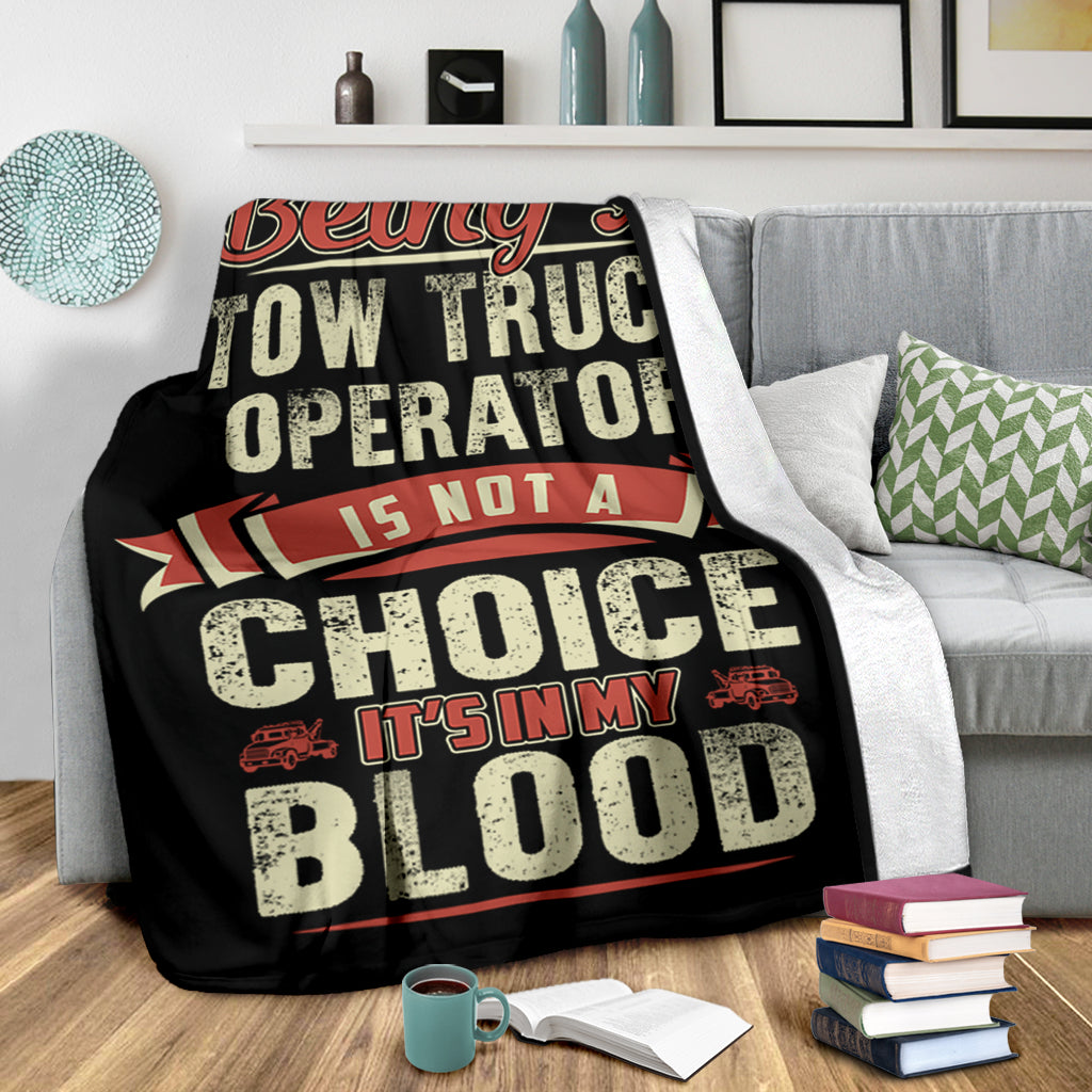 Towing Is In My Blood Blanket - view 3