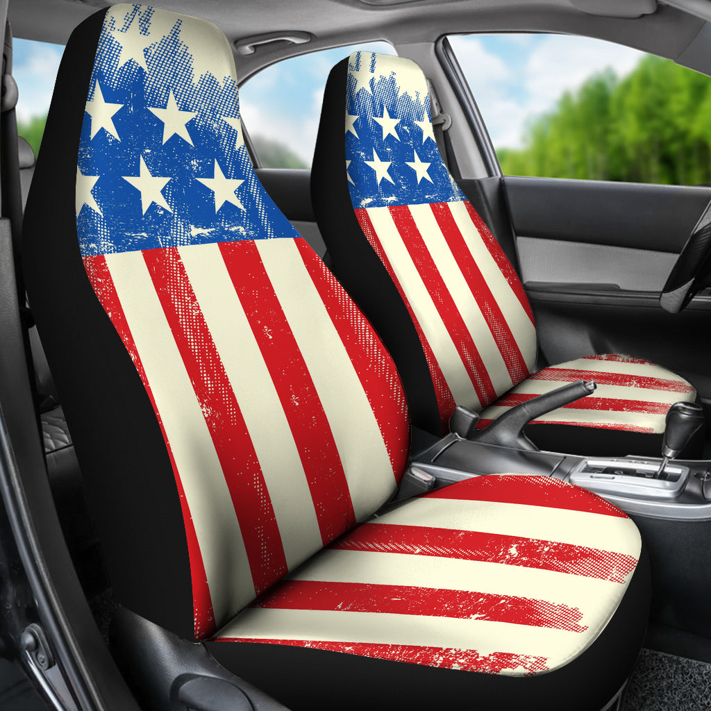American Flag Car Seat Covers - view 3